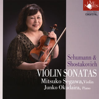 瀬川光子は東京藝大、同大学院修了。岩本政蔵、井上武雄、海野義雄、アンドレ・ジェルトゥラーらに師事。80年のパガニーニ国際コンクールで第5位に入賞している。シューマンはヴィブラートのよくかかったロマンティックな演奏。ショスタコーヴィチでは凄まじい気迫に圧倒される。(治)【品番】　WWCC-7852【JAN】　4988071011704【発売日】　2017年11月25日【収録内容】(1)ヴァイオリン・ソナタ第1番イ短調op.105(シューマン)(2)ヴァイオリン・ソナタ ト長調op.134(ショスタコーヴィチ)(3)マズレック ホ短調op.49 B.89(ドヴォルザーク)【関連キーワード】瀬川光子|奥平純子|セガワ・ミツコ|オクダイラジュンコ|シューマンアンド・ショスタコーヴィチ・ヴァイオリン・ソナタ・ホカ|ヴァイオリン・ソナタ・ダイ1バン・イタンチョウ・OP0105|ヴァイオリン・ソナタ・トチョウチョウ・OP0134|マズレック・ホタンチョウ・OP0049・B0089