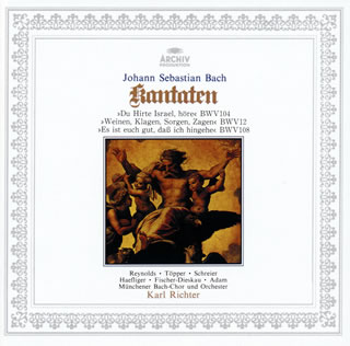 【品番】　UCCA-9042【JAN】　4988031263686【発売日】　2018年03月21日【収録内容】●J.S.バッハ:(1)カンタータ第104番「イスラエルの牧者よ，耳を傾けたまえ」BWV104(2)カンタータ第12番「泣き，歎...