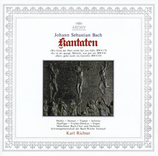 【国内盤CD】【新品】J.S.バッハ:カンタータ第178・45・105番 リヒター ／ ミュンヘン・バッハo.&cho. マティス(S) シュライアー(T) 他[初回出荷限定盤]【K2026/2/25発売】