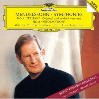 【国内盤CD】【新品】メンデルスゾーン:交響曲第4番≪イタリア≫・第5番≪宗教改革≫ ジョン・エリオット・ガーディナー ／ ウィーン・フィルハーモニー管弦楽団【K2023/5/17発売】