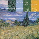 【国内盤CD】【新品】フォーレ:ピアノ五重奏曲第2番,ピアノ四重奏曲第2番 パスカル・ロジェ / イザイ弦楽四重奏団【K2024/4/24発売】