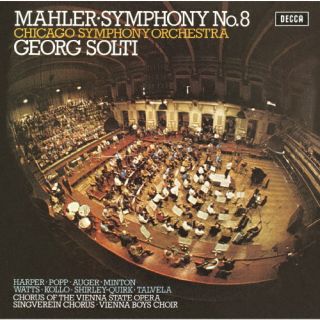 【国内盤CD】【新品】マーラー:交響曲第8番≪千人の交響曲≫ サー・ゲオルグ・ショルティ ／ ヘザー・ハーパー ／ ルチア・ポップ ／ アーリーン・オジェー ／ イヴォンヌ・ミントン ／ ヘレン・ワッツ ／ ルネ・コロ ／ ジョン・シャーリー=カーク【K2026/9/16発売】 americanpie-11615439 あめりかん・ぱい パッケージ画像