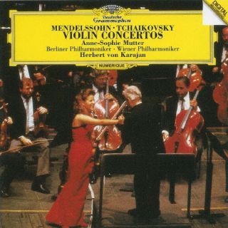 【国内盤CD】【新品】メンデルスゾーン&チャイコフスキー:ヴァイオリン協奏曲 アンネ=ゾフィー・ムター ／ ベルリン・フィルハーモニー管弦楽団 ／ ウィーン・フィルハーモニー管弦楽団 ／ ヘルベルト・フォン・カラヤン【K2026/9/16発売】 americanpie-11615689 あめりかん・ぱい パッケージ画像