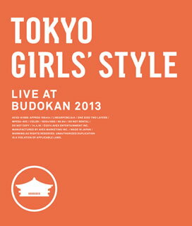 【国内盤ブルーレイ】東京女子流 ／ TOKYO GIRLS' STYLE LIVE AT BUDOKAN 2013