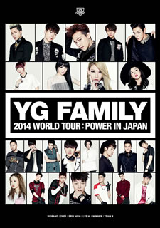 【国内盤DVD】YG FAMILY WORLD TOUR 2014-POWER-in Japan〈3枚組〉 [3枚組]
