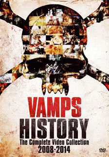 HYDEとK.A.Zが2008年に結成したVAMPSの初となるMV集。2008年発表のデビュー・シングル「LOVE ADDICT」から2014年の「VAMPIRE'S LOVE」まで、彼らの世界観を表現するクリップをたっぷりと収録する。【品番】　UIBV-10035【JAN】　4988031196892【発売日】　2016年12月14日【収録内容】(1)LOVE ADDICT(2)I GOTTA KICK START NOW(3)TROUBLE(4)EVANESCENT(5)SWEET DREAMS(6)SWEET DREAMS(acoustic)(7)DEVIL SIDE(8)ANGEL TRIP(9)REVOLUTION(10)MY FIRST LAST(11)MEMORIES(12)PIANO DUET(13)AHEAD(14)REPLAY(15)GET AWAY(16)THE JOLLY ROGER(17)VAMPIRE'S LOVE【関連キーワード】VAMPS|ヴァンプス|ヒストリー・ザ・コンプリート・ヴィデオ・コレクション・2008・2014|ラヴ・アディクト|アイ・ガッタ・キック・スタート・ナウ|トラブル|エヴァネッセント|スイート・ドリームス|スイート・ドリームス|デヴィル・サイド|エンジェル・トリップ|レヴォリューション|マイ・ファースト・ラスト|メモリーズ|ピアノ・デュエット|アヘッド|リプレイ|ゲット・アウェイ|ザ・ジョリー・ロジャー|ヴァンパイアズ・ラヴ