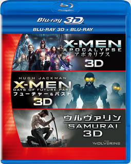 マーベルのSFヒーロー・アクションを3Dでパッケージ。若きプロフェッサーXたちを描く『X-MEN:アポカリプス』ほか、『X-MEN:フューチャー&パスト』『ウルヴァリン:SAMURAI』を併録する。【品番】　FXXKA-86721【JAN】　4988142322814【発売日】　2018年03月16日【収録内容】［1］X-MEN:アポカリプス(3D)［2］X-MEN:アポカリプス(2D)［3］X-MEN:フューチャー&パスト(3D)［4］X-MEN:フューチャー&パスト(2D)［5］ウルヴァリン:SAMURAI(3D)［6］ウルヴァリン:SAMURAI(2D)【関連キーワード】イアン・マッケラン|真田広之|アンナ・パキン|ローレン・シュラー・ドナー|ブライアン・シンガー|ヒュー・ジャックマン|パトリック・スチュワート|ジェイムズ・マンゴールド|スコット・フランク|ハル・ベリー|スタン・リー|ジョー・カラッシオロ・Jr.|サイモン・キンバーグ|ジェイムズ・マカヴォイ|エレン・ペイジ|マーク・ボンバック|マイケル・ファスベンダー|オスカー・アイザック|ジェニファー・ローレンス|ハッチ・パーカー|TAO|福島リラ|イアン・マッケラン|サナダヒロユキ|アンナ・パキン|ローレン・シュラー・ドナー|ブライアン・シンガー|ヒュー・ジャックマン|パトリック・スチュワート|ジェイムズ・マンゴールド|スコット・フランク|ハル・ベリー|スタン・リー|ジョー・カラッシオロ・ジュニア|サイモン・キンバーグ|ジェイムズ・マカヴォイ|エレン・ペイジ|マーク・ボンバック|マイケル・ファスベンダー|オスカー・アイザック|ジェニファー・ローレンス|ハッチ・パーカー|タオ|フクシマリラ|X・メン・3D・2D・ブルーレイ・ボックス|