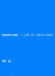 【国内盤DVD】GRAPEVINE ／ LIVE AT HIBIYA PARK