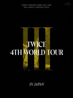 TWICEのワールドツアー来日公演〈TWICE 4TH WORLD TOUR 'III' IN JAPAN〉から、2022年4月24日の東京ドーム公演の模様をパッケージ。日本語版やユニット曲、ランダムルーレット曲などを含む充実のステージだ。【品番】　WPXL-90279【JAN】　4943674369812【発売日】　2023年02月21日【収録内容】(1)The Feels(2)Feel Special(3)UP NO MORE(4)QUEEN(5)FANCY-Japanese ver.-(6)TURN IT UP(7)SHOT CLOCK(8)GET LOUD(9)I CAN'T STOP ME-Japanese ver.-(10)ESPRESSO(11)ICON(12)CRY FOR ME(13)SCIENTIST-Japanese ver.-(14)REAL YOU(15)MOONLIGHT(16)CACTUS(17)REWIND(18)What is Love?-Japanese ver.-(19)KNOCK KNOCK(20)MORE&MORE(21)Dance The Night Away(22)Alcohol-Free(23)Heart Shaker(24)PUSH&PULL(JIHYO，SANA，DAHYUN)(25)HELLO(NAYEON，MOMO，CHAEYOUNG)(26)1，3，2(JEONGYEON，MINA，TZUYU)(27)Just be yourself(28)Perfect World〈ランダムルーレット曲(Random Roulette)〉(29)Fanfare(30)HAPPY HAPPY(31)POLISH(32)Breakthrough【関連キーワード】TWICE|トゥワイス|トゥワイス・フォース・ワールド・ツアー・3・イン・ジャパン|ザ・フィールズ|フィール・スペシャル|アップ・ノー・モア|クィーン|ファンシィ|ターン・イット・アップ|ショット・クロック|ゲット・ラウド|アイ・キャント・ストップ・ミー|エスプレッソ|アイコン|クライ・フォー・ミー|サイエンティスト|リアル・ユー|ムーンライト|カクタス|リワインド|ホワット・イズ・ラヴ|ノック・ノック|モア・アンド・モア|ダンス・ザ・ナイト・アウェイ|アルコール・フリー|ハート・シェイカー|プッシュ・アンド・プル|ハロー|1・3・2|ジャスト・ビー・ユアセルフ|パーフェクト・ワールド|ファンファーレ|ハッピィ・ハッピィ|ポリッシュ|ブレイクスルー