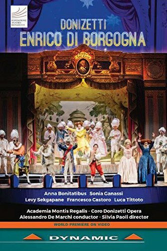 輸入盤ブルーレイですが日本のブルーレイ・プレイヤーで視聴できます。※ご確認ください※一部輸入版アニメブルーレイには、「リージョンコード」とは別の「国コード」というものが設定されている作品がございます。お持ちのブルーレイ・プレイヤーが国コードをアメリカ等に変更できるかどうかご確認ください。（機種によりましては変更できない機種がございます。その場合はご視聴できない可能性がございますのでご注意ください。）国コードをアメリカ（日本以外）に設定してご覧ください。PS3、PS4、PS5は 初期設定で再生可能です。種別：BLU-RAYジャンル：Classical Artists発売日：2019/6/14ディスク枚数：1コメント：Enrico di Borgogna is a melodramma per musica that was premiered in Venice in 1818, marking Donizetti's stage debut. The plot of this rare opera follows a rather traditional scheme: Enrico wants to defeat the son of the villain who usurped his father's throne and is about to marry his beloved Elisa. Fortunately, he succeeds in stopping the marriage and regaining his inheritance. This release is a world premiere video recording of the 2018 Donizetti Opera festival performance, which received great reviews for it's brilliant staging. Director Silvia Paoli uses a "theatre within the theatre" approach which gives way to moments of sheer humor and amusement: as the curtain opens, the public is brought back to the time of the opera premiere. Played on period instruments by Academia Montis Regalis and conducted by repertoire specialist Alessandro de Marchi, this opera features two prima donnas like Sonia Ganassi and Anna Bonitatibus in the main roles. Extra content: interviews with Conductor Alessandro de Marchi, Sonia Ganassi and Anna Bonitatibus. "This was... a genuinely funny presentation, which had the audience laughing out loud. Everything was treated as a source of fun, from the narrative, and it's mix of characters through the theatrical conventions of the time, even poking fun at the singers themselves. It was all staged in a blaze of color, fast-moving action, fabulous costumes and cleverly managed extraneous silliness. " (Operawire) [Anna Bonitatibus] displayed a burnished, deep timbre, sparkling coloratura and wonderful phrasing, confirming her status as the most interesting mezzo of her generation. " (Bachtrack. Com) "Sonia Ganassi... has a strong, dynamically versatile and flexible voice which she is able to manage intelligently and with skill. . "(Operawire)