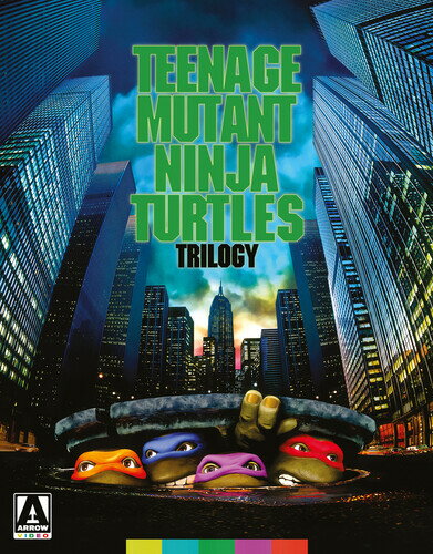 【輸入盤ブルーレイ】【新品】TEENAGE MUTANT NINJA TURTLES TRILOGY (3PC) (Limited Edition)【B2025/12/16発売】