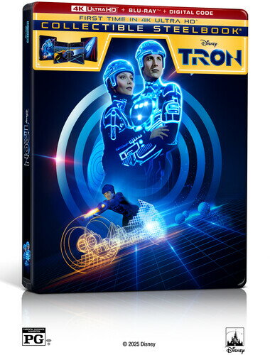 【輸入盤UHD】【新品】TRON (STEELBOOK) (4K) (Limited Edition) (SteelBook) (w/Blul-ray)【UHD2025/9..