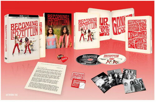 【輸入盤UHD】【新品】BECOMING LED ZEPPELIN (Steelbook)【UHD2025/11/21発売】(レッド・ツェッペリン..