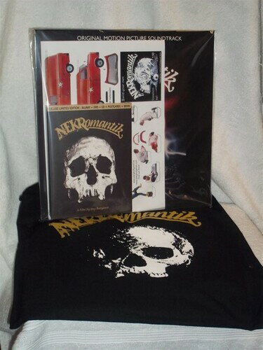 NEKROMANTIK: DELUXE LIMITED BAG EDITION Includes Picture Disc Vinyl DVD, CD Soundtrack, Book, Art Cards & Postcards(4PC)