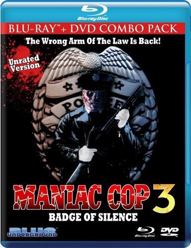 輸入盤ブルーレイですが、日本のブルーレイ・プレイヤーで視聴できます。2013/1/11発売輸入盤ジャンル：HORROR / SCI-FI / FANTASY収録分数：85オリジナル言語：英語 字幕：英語BD本編のみ、日本語字幕付き収録内容：When Officer Kate Sullivan storms a hostage situation, the whole incident is captured on tape by an unscrupulous media crew who edit the footage to show Kate killing a helpless victim. Now in a coma, Kate's only hope is Detective Sean McKinney, who desperately tries to clear her name. But unbeknownst to him, "Maniac Cop" Matt Cordell takes it upon himself to exact revenge upon those responsible for smearing her name. Returning stars Robert Davi (PROFILER) and Robert Z'Dar (BEASTMASTER 2) are joined by Paul Gleason (DIE HARD), Jackie Earle Haley (WATCHMEN), Julius Harris (SUPER FLY), Doug Savant (MELROSE PLACE), and Robert Forster (JACKIE BROWN) in this thrilling third entry from MANIAC COP creator Larry Cohen (GOD TOLD ME TO). Featuring a brand-new 4K High Definition transfer from the original uncensored negative, this definitive presentation of MANIAC COP 3: BADGE OF SILENCE comes packed with exclusive Extras!