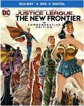 【メール便送料無料】JUSTICE LEAGUE: NEW FRONTIER COMMEMORATIVE EDITION (w/DVD, Ultraviolet Digital Copy, 2PC) (アニメ輸入盤ブルーレイ)【B2017/10/3発売】