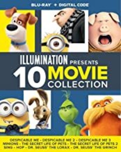 楽天あめりかん・ぱい【輸入盤ブルーレイ】ILLUMINATION PRESENTS: 10-MOVIE COLLECTION （10PC）【B2020/9/29発売】（アニメ）