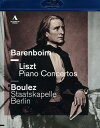 【輸入盤ブルーレイ】Liszt/Wagner/Boulez/Staatskapelle Berlin / Piano Concertos