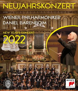 【輸入盤ブルーレイ】DANIEL BARENBOIM & WEINER PHILHARMONIKER / NEUJAHRSKONZERT 2022/NEW YEAR'S CONCERT 2022【BM2022/1/28発売】ニューイヤー・コンサート2022　ダニエル・バレンボイム＆ウィーン・フィル