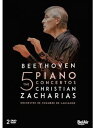 【輸入盤DVD】【新品】BEETHOVEN/ZACHARIAS/ORCHESTRE DE CHAMBRE DE / 5 PIANO CONCERTOS (2PC...