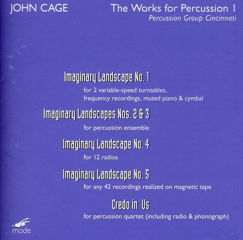 【輸入盤DVD】【新品】John Cage / Works for Percussion 1