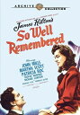 【輸入盤DVD】【新品】So Well Remembered