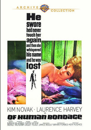 こちらのDVDは輸入盤DVDです。リージョン＝フリーのDVDプレイヤーでない場合、再生できない可能性があります。リージョン＝フリーのDVDプレイヤーはこちらでご案内しております。種別：DIGITAL VIDEO DISCジャンル：Drama-Classics発売日：2014/11/11収録分数：100公開年：1964出演者：Kim Novak, Laurence Harvey, Robert Morley, Siobhan McKenna, Roger Livesey, Brenda Fricker, Jack Hedley, Nanette Newman, Ronald Lacey, David Morris, Anthony Booth, Anna Manahan, Jacqueline Taylor, Derry O'Donovan, Helen Robinson, Michael Doolan, John Sutton, Leo McCabe, Olive White, Blanaid Irvine, Eamonn Morrisey, Ann Manceer, Robert Lepler, Evelyn McNeice, Norman Smythe, Caroline Swift, Cecil Nash, Peter Nash, May Cluskey, Terry Clinton, Danny O'Shea, Martin Crosbie, Alex Dignam, Brendan Mathews, Bryan Forbes, Peter Moray監督：Bryan Forbes, Henry Hathaway, Ken Hughesディスク枚数：1コメント：Kim Novak, who rose to fame in the 1955 classic Picnic, gives one of the finest performances of her career in of Human Bondage, a passion-charged drama costarring Laurence Harvey (The Manchurian Candidate). Philip Carey (Harvey) is a medical student whose one real obsession is Mildred Rogers (Novak). Though Mildred is nothing more than a cockney waitress with high aspirations, he becomes totally besotted with her tawdry charms. She leads him on with quick kisses and coy smiles, but Mildred is a woman of alluring contradictions, as capable of deception as she's capable of delight. Philip soon finds himself caught in her web, even though his uncontrollable fascination may cost him his friends, the women who love him and his career as a doctor.