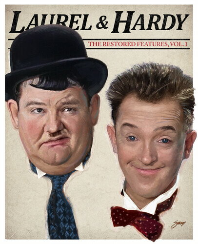 【輸入盤DVD】【新品】LAUREL & HARDY - THE RESTORED FEATURES VOLUME 1【D2025/12/9発売】