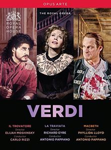 【輸入盤DVD】VERDI/CURA/HVOROSTOVSKY/NAEF / VERDI: IL TROVATORE/LA TRAVIATA/MACBETH (3PC) (2016/10/28)