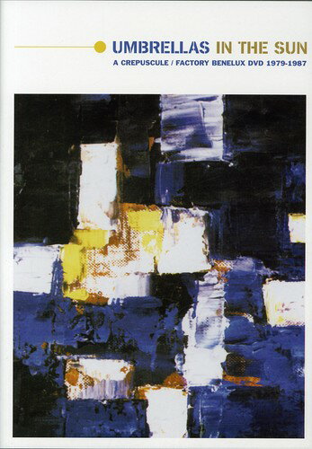 こちらのDVDは輸入盤DVDです。リージョン＝フリーのDVDプレイヤーでない場合、再生できない可能性があります。リージョン＝フリーのDVDプレイヤーはこちらでご案内しております。種別：DIGITAL VIDEO DISCジャンル：Rock Music Video (Concert/Performance)発売日：2006/1/31収録曲目：1.1 Boy from Ipanema1.2 Back to the Start1.3 Sorry for Laughing1.4 Sluggin' Fer Jesus (Part One)1.5 A Proposito Dei Napoli1.6 New Horizon1.7 Nightshift1.8 Marie Louise Gardens1.9 Everything's Gone Green1.10 Presence1.11 Dolphin's Spurt1.12 White Sky, White Sea1.13 My Suitor1.14 Litebulb Overkill1.15 Wheel Over Indian Trails1.16 Heaven Sent1.17 Trickery1.18 Partyline1.19 You've Got Me Beat1.20 Shining Hour1.21 Go Exciting1.22 Une Soirre Avecディスク枚数：1コメント：LTM is proud to announce the release of the compilation DVD Umbrellas in the Sun featuring over two hours of rare footage by leading bands from the highly-collectable cult labels Factory Records & Les Disques du Crepuscule filmed between 1980 & 1985. Among the best known artists & tracks featured are JOSEF K (Sorry for Laughing) NEW ORDER (Everything's Gone Green) a CERTAIN RATIO (Back to the Start) TUXEDOMOON (Litebulb Overkill & Jinx) CABARET VOLTAIRE (Sluggin' Fer Jesus) & DUR.LTM is proud to announce the release of the compilation DVD Umbrellas in the Sun featuring over two hours of rare footage by leading bands from the highly-collectable cult labels Factory Records & Les Disques du Crepuscule filmed between 1980 & 1985. Among the best known artists & tracks featured are JOSEF K (Sorry for Laughing) NEW ORDER (Everything's Gone Green) a CERTAIN RATIO (Back to the Start) TUXEDOMOON (Litebulb Overkill & Jinx) CABARET VOLTAIRE (Sluggin' Fer Jesus) & DUR.