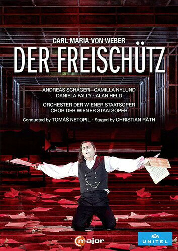 こちらのDVDは輸入盤DVDです。リージョン＝フリーのDVDプレイヤーでない場合、再生できない可能性があります。リージョン＝フリーのDVDプレイヤーはこちらでご案内しております。種別：DIGITAL VIDEO DISCジャンル：Classical Artists発売日：2022/1/28ディスク枚数：2コメント：Christian Rath's inspired staging of Der Freischutz, Weber's seminal Romantic opera, at the Haus am Ring stands out due to the bold set and costume design by Gary McCann. It was "a festival of singers, that the young conductor Tomas Netopil underscored with the State Opera Orchestra with warmth. Andreas Schager, the immense Heldentenor, as Max, Camilla Nylund as the touching Agathe - a magnificent pair. The other roles were also well cast... " (Salzburger Nachrichten) The production was recorded live at the Wiener Staatsoper in June 2018.Christian Rath's inspired staging of Der Freischutz, Weber's seminal Romantic opera, at the Haus am Ring stands out due to the bold set and costume design by Gary McCann. It was "a festival of singers, that the young conductor Tomas Netopil underscored with the State Opera Orchestra with warmth. Andreas Schager, the immense Heldentenor, as Max, Camilla Nylund as the touching Agathe - a magnificent pair. The other roles were also well cast... " (Salzburger Nachrichten) The production was recorded live at the Wiener Staatsoper in June 2018.
