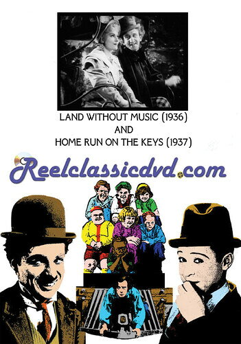 【輸入盤DVD】【新品】LAND WITHOUT MUSIC (1936) AND HOME RUN ON THE KEYS