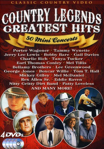 【輸入盤DVD】VA / Country Legends Greatest Hits: 50 Mini Concerts