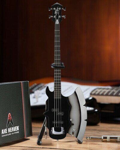 【フィギュアなど】KISS GENE SIMMONS AXE MINI BASS GUITAR REPLICA (キッス　ジーン・シモンズ) ミニチュア ギター