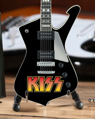 【フィギュアなど】KISS PAUL STANLEY KISS LOGO MINI GUITAR REPLICA (キッス ポール・スタンレー ) ミニチュア ギター