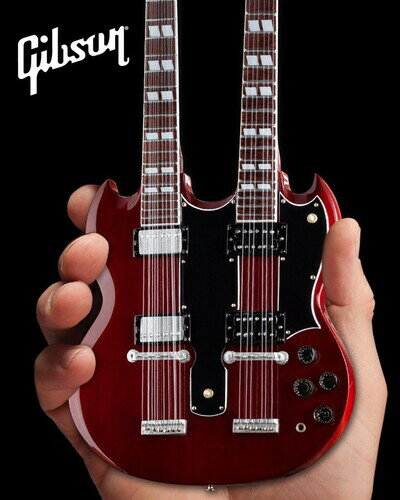 【フィギュアなど】GIBSON SG EDS-1275 DOUBLENECK CHERRY MINI GUITAR