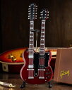 【フィギュアなど】GIBSON SG EDS-1275 DOUBLENECK CHERRY MINI GUITAR 2