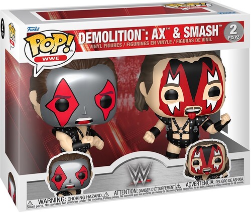 【新品】Funko POP! WWE: WWE - Demolition Ax & Smash 2-Pack (Metallic)【F2026/6/30発売】