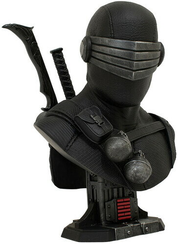 ڿʡDIAMOND SELECT / GI JOE LEGENDS IN 3D SNAKE EYES 1/2 SCALE BUSTF2...
