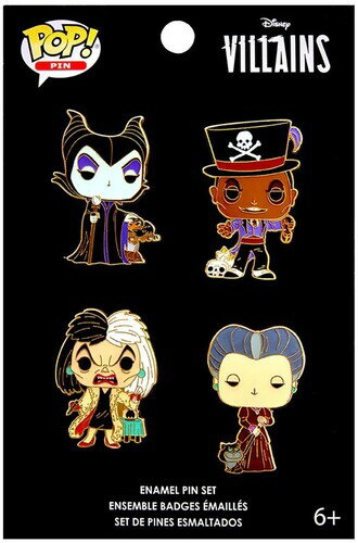 【新品】【ファンコ】FUNKO POP! PIN SET / DISNEY - VILLAINS