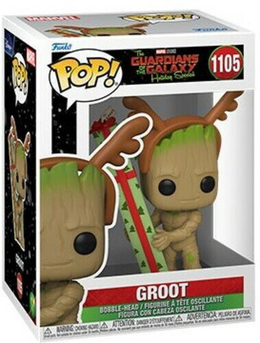 【新品】【ファンコ】FUNKO POP! MARVEL: / GUARDIANS OF THE GALAXY - HOLIDAY SPECIAL- GROOT【F2022/9/1発売】