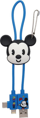 【フィギュアなど】DISNEY MICKEY RETRO 3D FOAM USB CABLE BAG CLIP