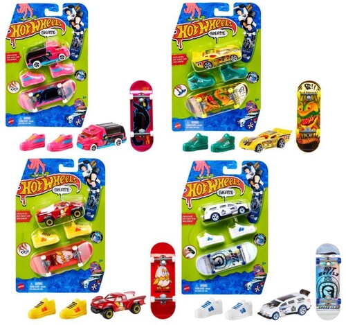 【フィギュアなど】HOT WHEELS SKATE / HOT WHEELS SKATE FINGERBOARD COLLECTOR ASRT (TCAR)【F2023/5/20発売】