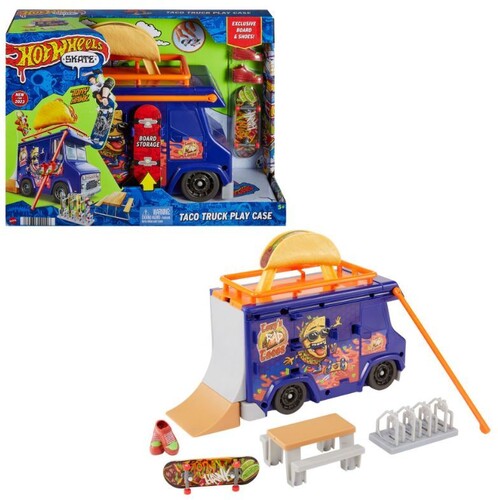 【フィギュアなど】HOT WHEELS SKATE FINGERBOARD TACO TRUCK