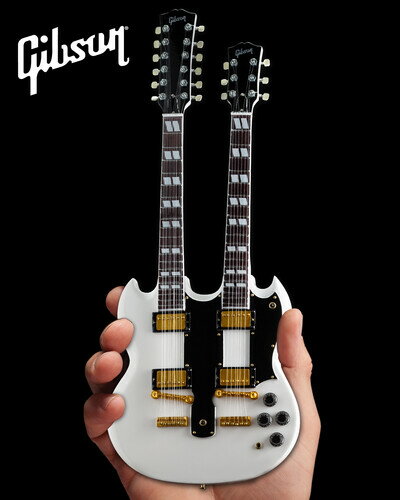 【フィギュアなど】GIBSON SG EDS-1275 DOUBLENECK WHITE MINI GUITAR【F2023/10/20発売】