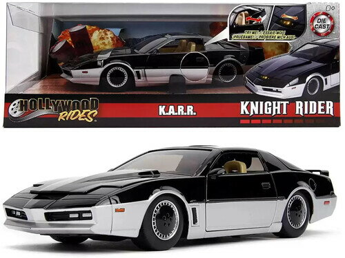 【新品】Jada Toys - 1:24 Knight Rider - K.A.R.R. with Ligh (CLCB) (FIG)【F2024/07/31発売】(ナイトライダー ライト付)