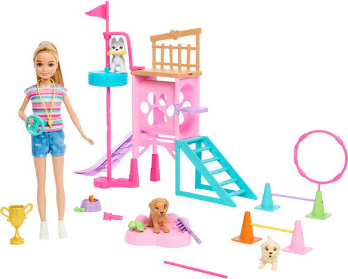 【新品】BARBIE / Barbie and Stacie to the Rescue Puppy Playground Playset with Doll【F2024/09/30発売】【フィギュアなど】