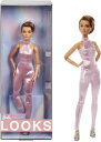 BARBIE SIGNATURE / BARBIE LOOKS MODEL 22 with Pixie Cut, Sequined Pink Halter Jumpsuit with Silver Heels(CLCB) (PAPD)