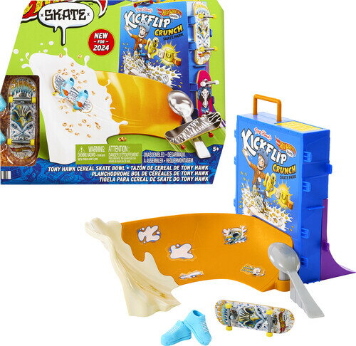 【新品】HOT WHEELS SKATE / HW SKATE TONY HAWK CEREAL SKATE BOWL FINGERBOARD【F2024/05/30発売】