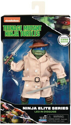 【新品】PLAYMATES / TMNT NINJA ELITE MOVIE I LEONARDO IN DISGUISE AF【F2023/6/28発売】